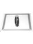 Tepe Duş Başlığı Kare Slim 304 Metal 20X20 cm KTD101 3
