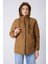 Kadın Taba Içi Kürklü Su ve Rüzgar Geçirmez Kapüşonlu Kışlık Mont & Kaban & Parka ML-FMM-100-K 4