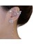 Lüks Kristal Çiçek Püskül Damla Küpe Kadınlar Için Parlak Zirkon Opal Uzun Dangle Küpe Kızlar Parti Düğün Takı Hediye Metal RENK:ER22Y1025 (Yurt Dışından) 1