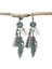 Lüks Kristal Çiçek Püskül Damla Küpe Kadınlar Için Parlak Zirkon Opal Uzun Dangle Küpe Kızlar Parti Düğün Takı Hediye Metal RENK:ER22Y1450 (Yurt Dışından) 1