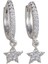 Lüks Kristal Çiçek Püskül Damla Küpe Kadınlar Için Parlak Zirkon Opal Uzun Dangle Küpe Kızlar Parti Düğün Takı Hediye Metal RENK:ER22Y0965 (Yurt Dışından) 1