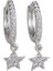 Lüks Kristal Çiçek Püskül Damla Küpe Kadınlar Için Parlak Zirkon Opal Uzun Dangle Küpe Kızlar Parti Düğün Takı Hediye Metal RENK:ER22Y1386 (Yurt Dışından) 1