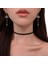 Lüks Kristal Çiçek Püskül Damla Küpe Kadınlar Için Parlak Zirkon Opal Uzun Dangle Küpe Kızlar Parti Düğün Takı Hediye Metal RENK:ER22Y1419 (Yurt Dışından) 1