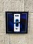 Çerçeveli 20 x 20 Ebatlı Model Araç Ford Mustang Blue 1