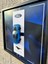 Çerçeveli 20 x 20 Ebatlı Model Araç Ford Mustang Blue 2