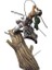 Levi Ackermann Şekil Heykeli - 22 cm Anime Levi Kaptan Şekil Modeli Ağaç Versiyonu Heykel Üzerinde Savaş, El Yapımı Koleksiyon Masaüstü Dekorasyon Hayranları Için Hediyeler (Yurt Dışından) 1