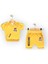 Baby Marka Moşino Desen İnterlok Şortlu İkili Takım Unisex 6-24 Ay 1