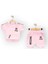Baby Marka Moşino Desen İnterlok Şortlu İkili Takım Unisex 6-24 Ay 1