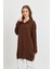 5410 Polo Yaka Tunik Kahve 3
