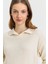 5410 Polo Yaka Tunik Ekru 4