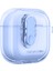 Airpods 4 Kılıf Amazingthing Magnetik Kilit Tasarımlı Minimal Serisi Kılıf Mavi 3