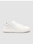 %100 Hakiki Deri Beyaz Erkek Sneaker 6