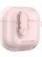 Airpods 4 Kılıf Amazingthing Magnetik Kilit Tasarımlı Minimal Serisi Kılıf Pembe 3