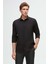 Ds Damat Slim Fit Siyah/haki Italyan Yaka Dar Kesim Klasik Kravatlık Uzun Kollu Kolay Ütülenebilir Nefes Alan 2'li Gömlek 2HF02ORTBN86 2