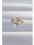 Pirinç Gold Renk Zirkon Taşlı Damla Earcuff Küpe - Lisinya 1