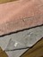 2 Adet Gri - Pembe Pamuklu Güpürlü Çeyizlik, Hediyelik 50 x 90 El Yüz Havlusu 1