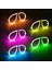 14 Adet Neon Gözlük Glow Stick Gözlük Vıp Deluxe Kalite Glow Gözlük Işıklı Gözlük Fosfor Gözlük Vıp 5