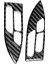 Honda Acura Tsx 2004-2008 Karbon Fiber Araba Direksiyon Simidi Düğmesi Trim Çıkartmaları Iç Aksesuarlar (Yurt Dışından) 4