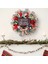 17.7 Inç Noel Çelengi Noel Kapı Çelengi Asılı Süsler Ev Için Neşeli Noel Dekorasyonu Navidad Kapı Kolye (Yurt Dışından) 2