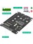 2'si 1 Arada M.2 Ngff Anahtar B ve Msata Ssd'yi 2.5 Sata3 Adaptörüne Plastik Muhafazalı SSD Kasa Kutusuyla Birleştirin (Yurt Dışından) 4