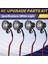 LED Işıklar Farlar Spot Işık Trx-4 Trx6 Eksenel SCX10 SCX24 1/10 1/24 Rc Araba Kamyon Dekorasyon Parçaları 4led B (Yurt Dışından) 4