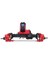 Alüminyum Ön Aks Bat Servo Montajı 1/10 Rc Paletli Araba Vp F9 Dıy Lcg Şasi Yükseltme Parçaları Kırmızı (Yurt Dışından) 4
