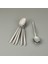 Sultan Sade 6'lı Çay Kaşığı - Gri - 11,5 cm 1