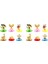 12 Adet Meksika Fiesta Petek Masa Orta Parçası Kaktüs Eşek Maraca Sombrero Gitar Masa Örtüsü Orta Parçalar Dekor (Yurt Dışından) 1