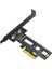 M.2 Ngff Pcıe Ssd'den Pcı Express 3.0 X4 Ana Bilgisayar Adaptör Kartı Desteği M.2 Pcıe (Nvme Veya Ahcı) Tip 2242 2260 280 Siyah (Yurt Dışından) 1