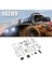 Rc Araba Aksesuarları Metal Salıncak Kolu Direksiyon Kupası Yükseltme Seti Mjx Hyper Go 1/14 14209 14210 H14BM Rc Araba (Gümüş) (Yurt Dışından) 3