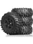 Adet 51MM 1.0 Inç Beadlock Tekerlek Lastiği Seti 1/18 1/24 Rc Paletli Araba TRX4M SCX24 AX24 FCX24 Yükseltme Parçaları Aksesuarları (Yurt Dışından) 4