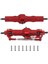 Rc Araba Metal Ön ve Arka Aks Montaj Kiti Wpl C14 C24 B14 B24 B16 B36 Jjrc Feiyu Rc Araba Güncelleme Parçaları Kırmızı (Yurt Dışından) 1