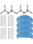 Ilıfe V3X Süpürme Robotu Temizleyici Parçalarının Değiştirilmesi 12 Adet Yan Fırça Paspas Filtresi (Yurt Dışından) 3