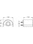 Origin A4488834 Kapaklı Tuvalet Kağıtlığı Fırçalı Nikel 2
