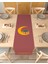 Hilal Yıldız Ay Yaprak Cami Ramazan Temalı Özel Tasarım Dijital Baskılı Masa Runner Şık Masa Örtüsü Kenarları Yuvarlak Lazer Kesim 2