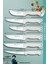 Sürmene Serisi Mutfak Bıçak Seti Et Ekmek Sebze Salata Fileto Bıçağı 6 Lı Set Beyaz (MFT-028) 2