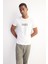 fit Slim Fit Dar Kesim Bisiklet Yaka Baskılı Sporcu Kısa Kollu TIŞÖRT D7811AX25SP 4