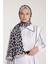 Pure Tone Şal - Leopar Desen - Soft Gri - Siyah 4