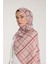 Pure Tone Şal - Kare Desen - Latte - Nude 4