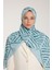 Pure Tone Şal - V Desen - Su Yeşili - Yeşil 2
