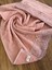 Pamuklu Güpürlü Çeyizlik, Hediyelik Pembe El & Yüz Yüz Havlusu 50*90 cm 1