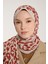 Pure Tone Şal - Leopar Desen - Taş - Kiremit 4