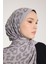 Pure Tone Şal - Leopar Desen - Soft Gri - Gri 3