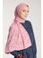Pure Tone Şal - Marjinal Desen - Pembe - Gülkurusu 2
