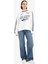 Coool Oversize Geniş Kalıp Bisiklet Yaka Baskılı Kalın Kumaş Sweatshirt D5957AX25SP 2
