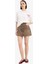 Coool Leopar Desenli Normal Bel Gabardin Mini Etek E4398AX25SP 2
