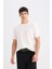 %100 Pamuk New Regular Fit Bisiklet Yaka Basic Düz Kısa Kollu Tişört V7699AZ25SP 6