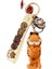 Miniso Anime Kawaii Garfield Kedi Kolye Anahtarlık Karikatür Araba Anahtarlık Anahtarlık Telefon Çanta Süs Anahtarlık Bebek Model Çocuk Hediyeleri (Yurt Dışından) 1
