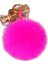 2024 Lüks 13CM Kabarık Gerçek Tilki Kürk Top Pom Poms Kürk Ponpon Anahtarlık Araba Anahtarlık Metal Halka Kolye Kadınlar Renk: Yeşil / Boyut: 13 cm (Yurt Dışından) 1