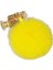 2024 Lüks 13CM Kaık Gerçek Tilki Kürk Top Pom Poms Kürk Ponpon Anahtarlık Araba Anahtarlık Metal Halka Kolye Kadınlar Renk: Sarı / Boyut: 13 cm (Yurt Dışından) 1